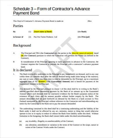 equipment purchase contract form