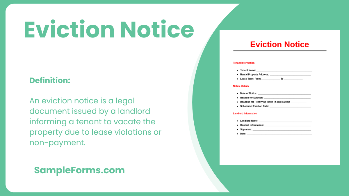 eviction notice