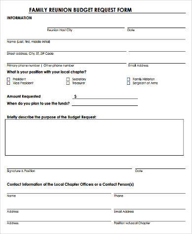 FREE 6+ Sample Family Budget Forms in MS Word | PDF