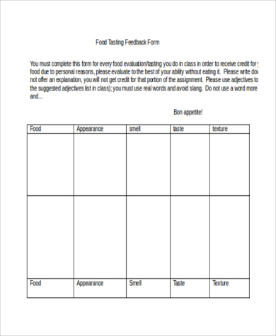 FREE 10+ Sample Feedback Forms in PDF | MS Word | Excel