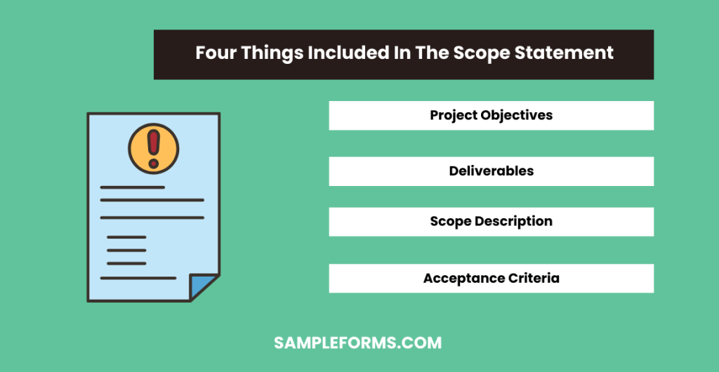 four things included in the scope statement 1024x530