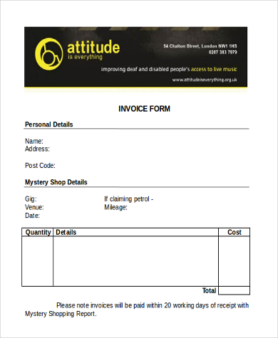 printable simple invoice template free lliesinstitches