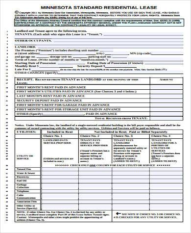 free rental lease agreement form1