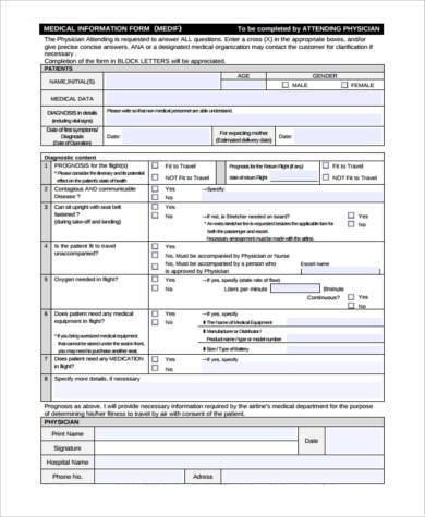 travel health form uk