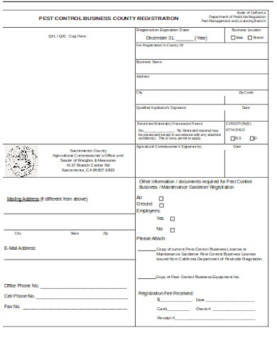 general business registration form