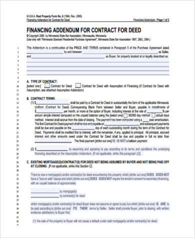 generic contract for deed form1