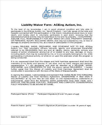 FREE 8+ Sample Generic Waiver Forms in PDF | MS Word