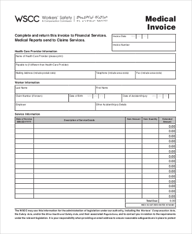 invoice a forms of sample 9  Sample in Generic Forms PDF  Invoice WORD FREE