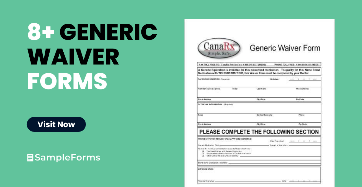 generic waiver form