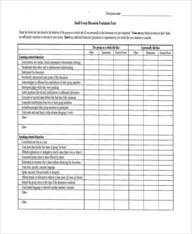 group discussion evaluation form1