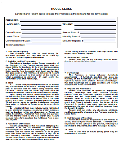 home lease agreement pdf