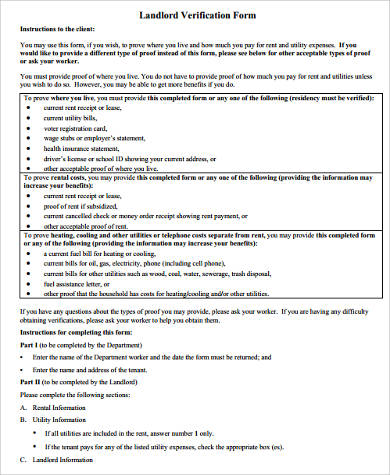 landlord employment verification form2