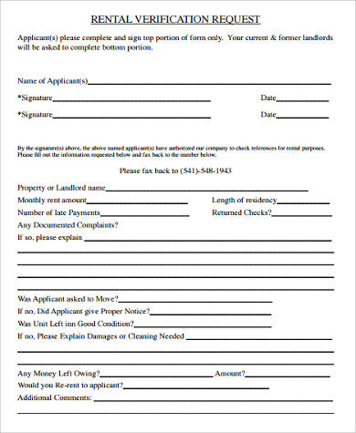 landlord rental verification form2