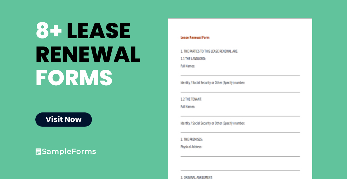 lease renewal form