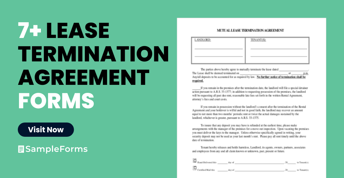 lease termination agreement form