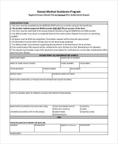 FREE 8+ Sample Medical Renewal Forms in MS Word | PDF