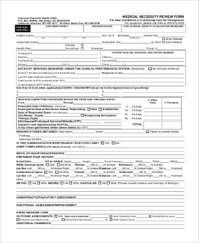 medical necessity review form1