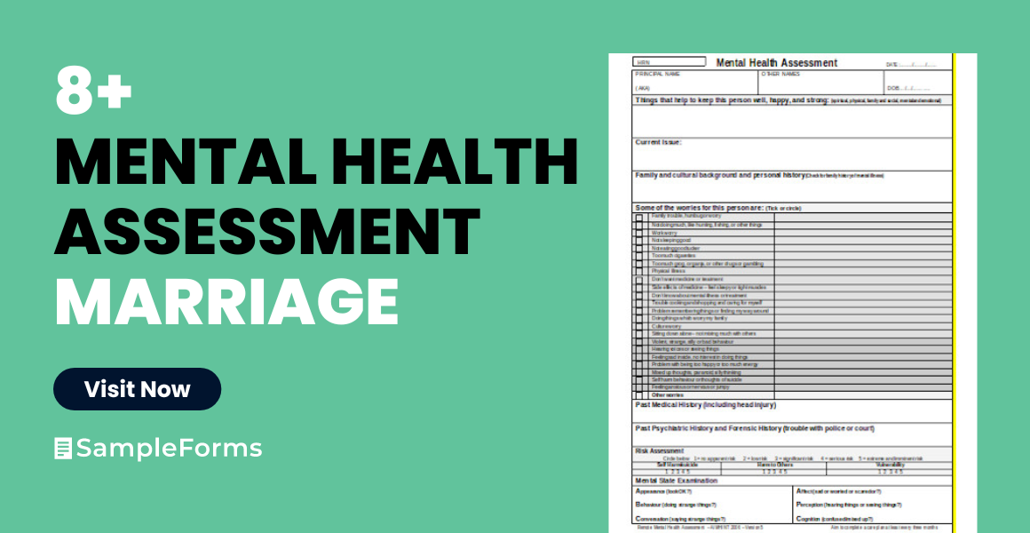 mental healths assessment form