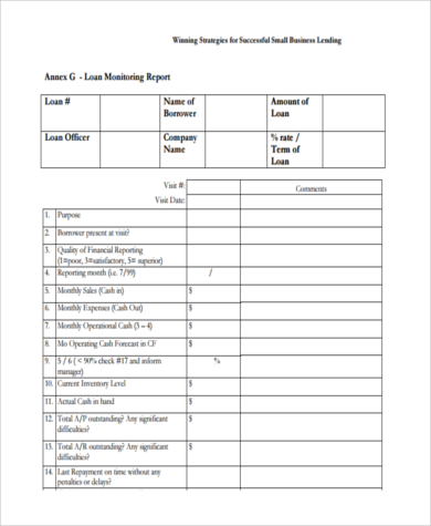 sample of money lending business plan