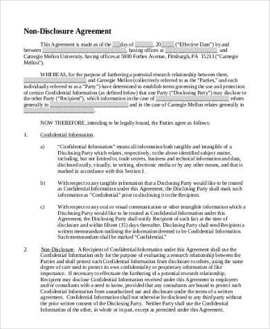 non disclosure agreement pdf2