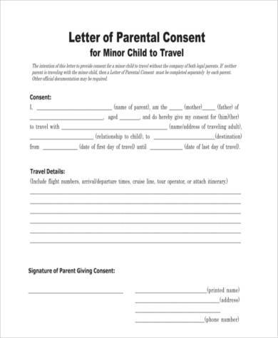 FREE 10+ Parent Consent Form Samples in PDF | MS Word | Excel