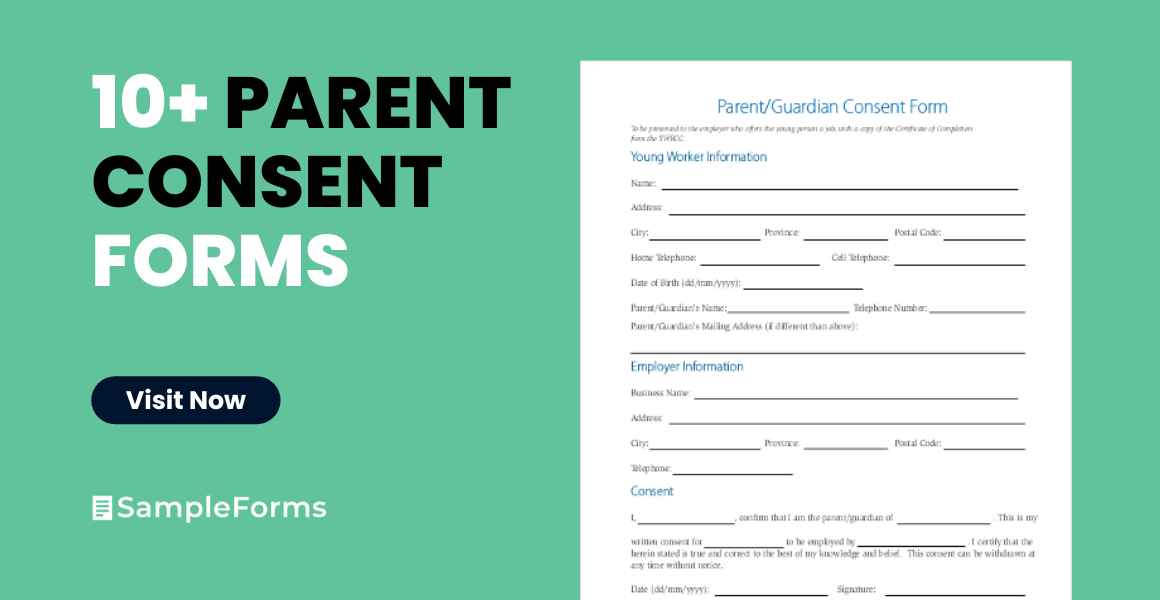 parents consent form