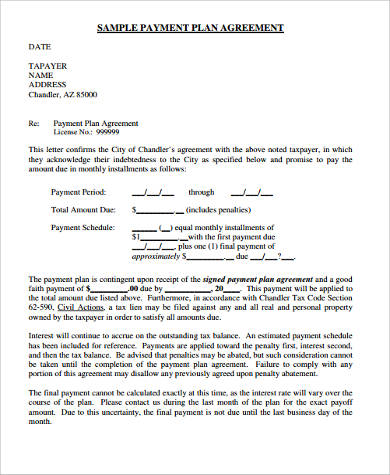FREE 9+ Sample Payment Agreement Forms in PDF | MS Word