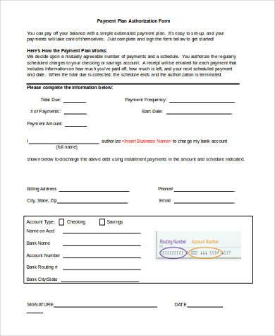 FREE 10+ Sample Payment Authorization Forms in PDF | MS Word | Excel