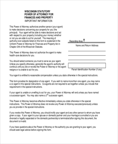 Pow Form FREE 10+ Sample Power of Attorney Documents in MS Word | PDF