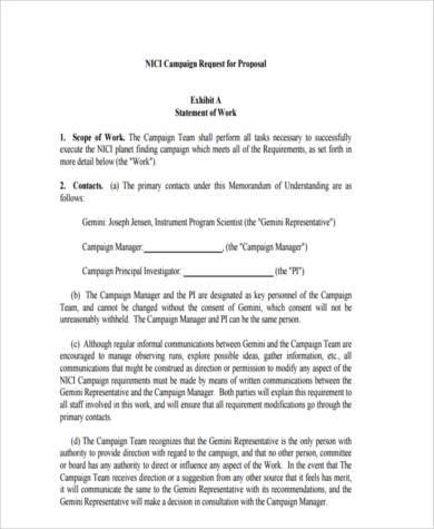 printable campaign proposal form