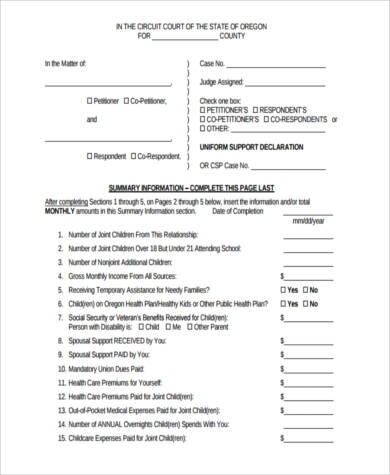 printable legal guardianship form