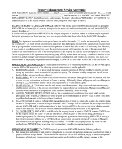 FREE 7+ Sample Contract Forms in MS Word | PDF | Excel