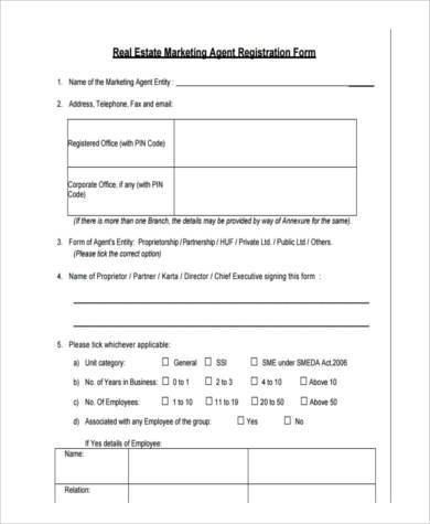 real estate agent evaluation form