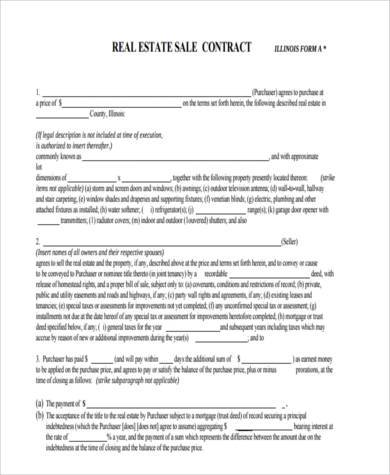 real estate sale tax form