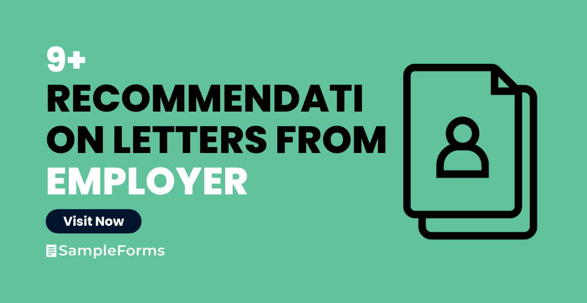 recommendation letters from employer