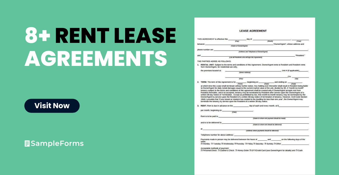 rent lease agreement