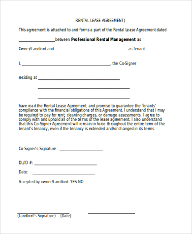 FREE 8+ Sample Rental Forms in MS Word | PDF | ExcelFREE 8+ Sample ...