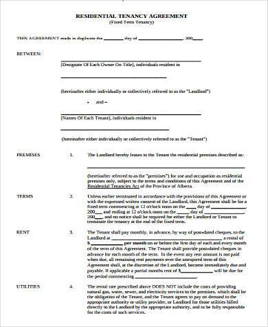 FREE 8+ Rental Lease Agreement Sample Forms in MS Word | PDF