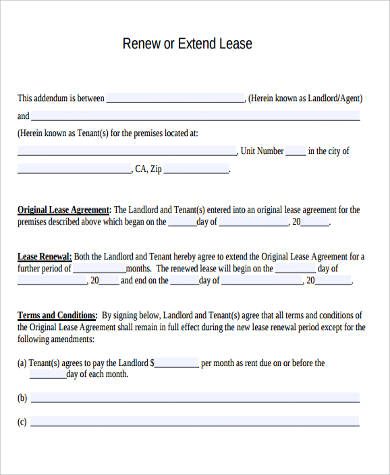 residential lease renewal form1