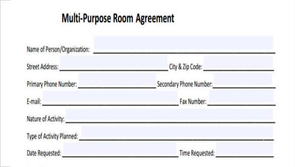 Free 8 Room Lease Agreement Samples In Pdf Word