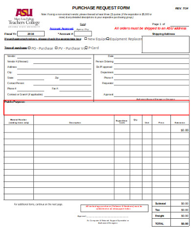 FREE 15+ Purchase Request Form Samples, PDF, MS Word, Google Docs, Excel