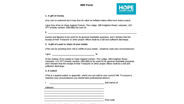 Free 7 Will Form Samples In Ms Word Pdf