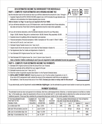 FREE 7+ Sample Self Employed Tax Forms in MS Word | PDF