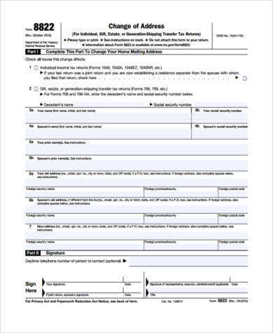 social security change address