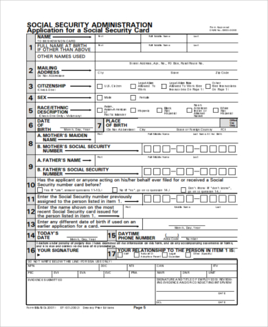 social security administration name change form1