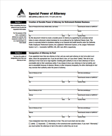 social security administration power of attorney form