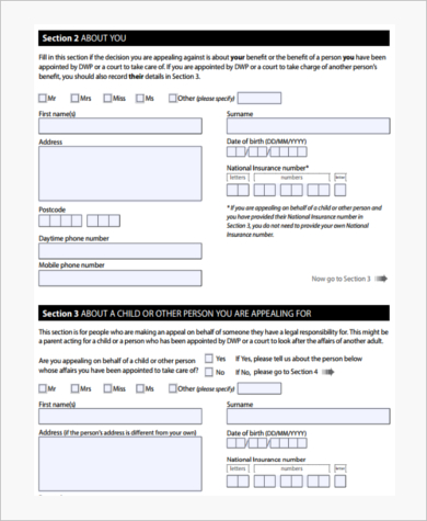 social security benefits appeal form pdf