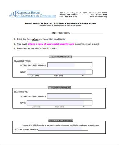 social security last name change form1