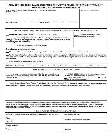 social security payee appeal form1