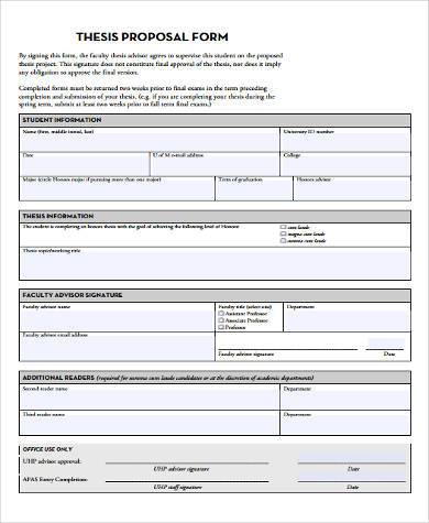 thesis pre proposal form